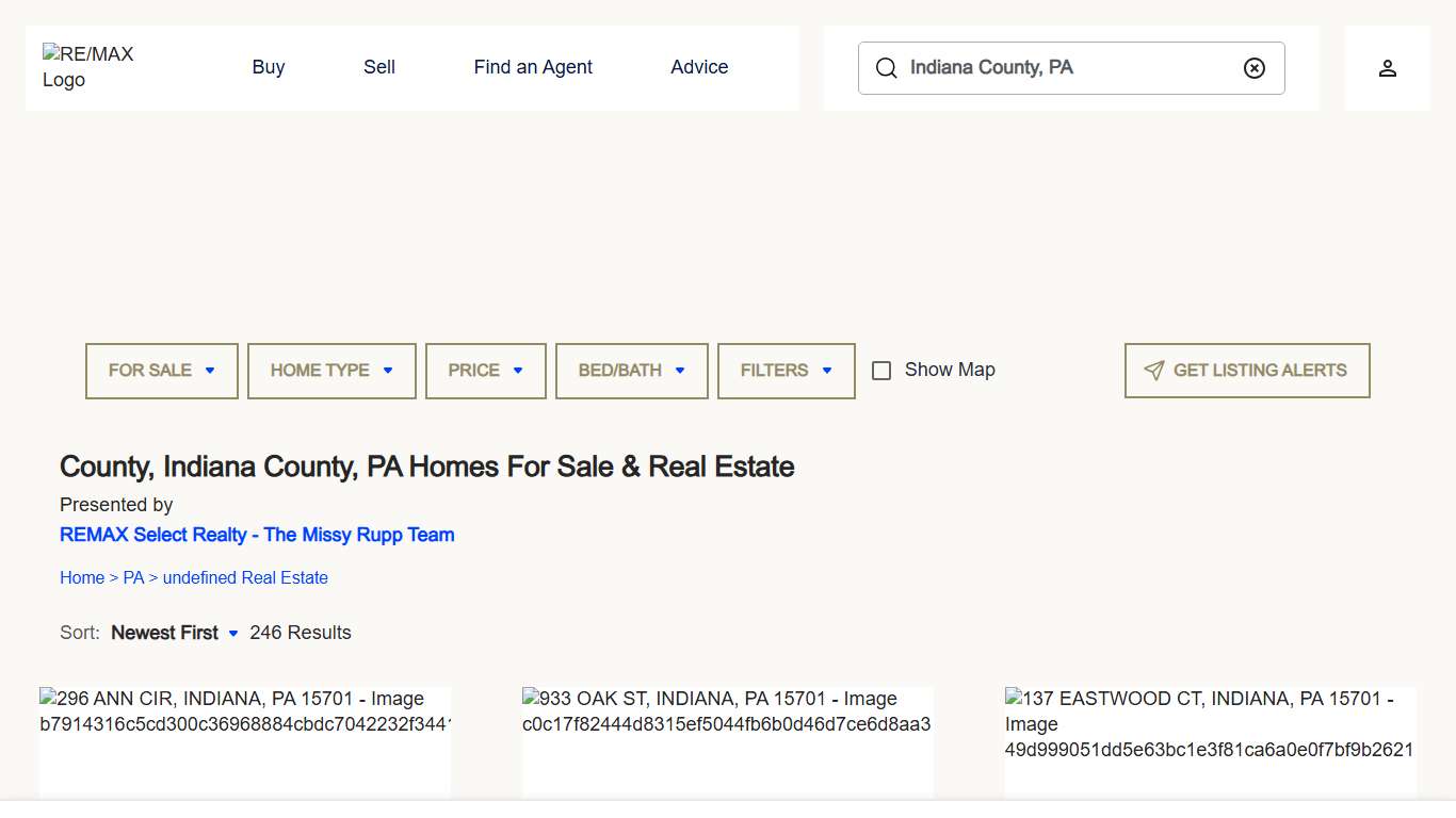 County, Indiana County, PA Homes For Sale & Real Estate REMAX