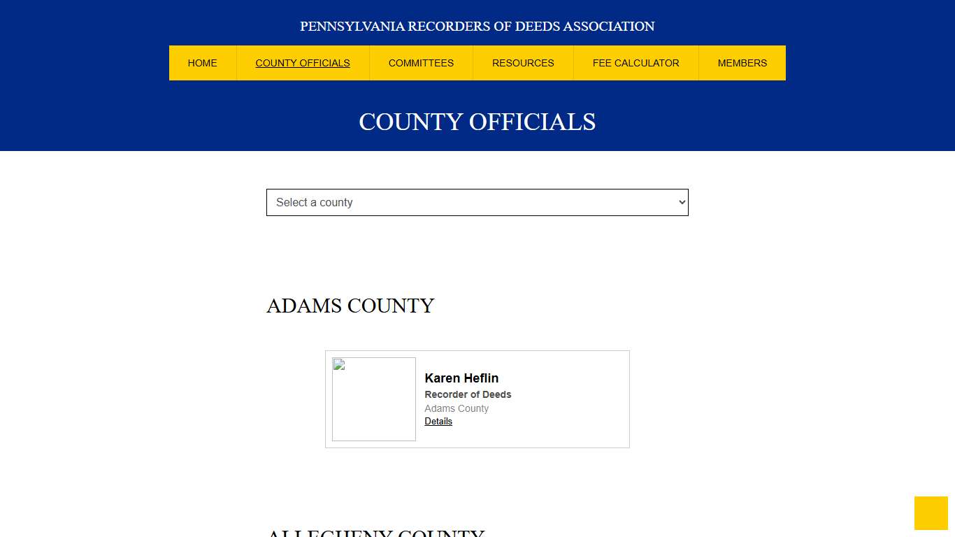 County Officials PRODA